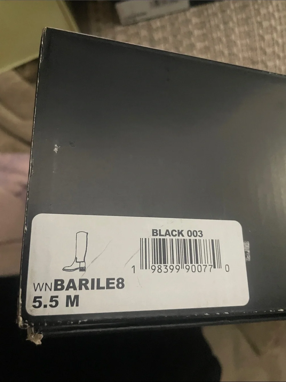 Nine West tall black